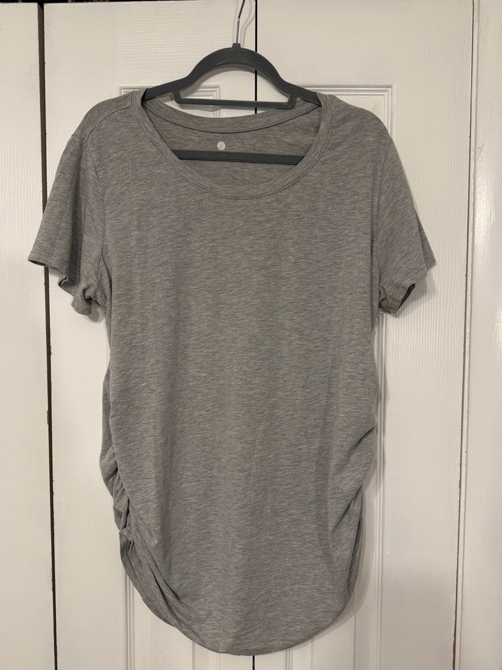 Lapasa - Maternity Short Sleeve Shirt - Gray XL
